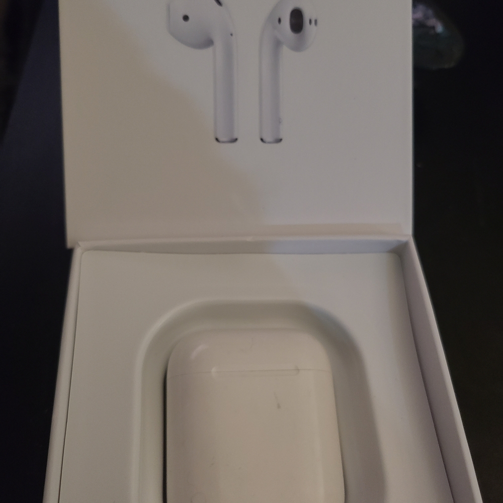Apple Wireless Earbuds with Charging Case - White